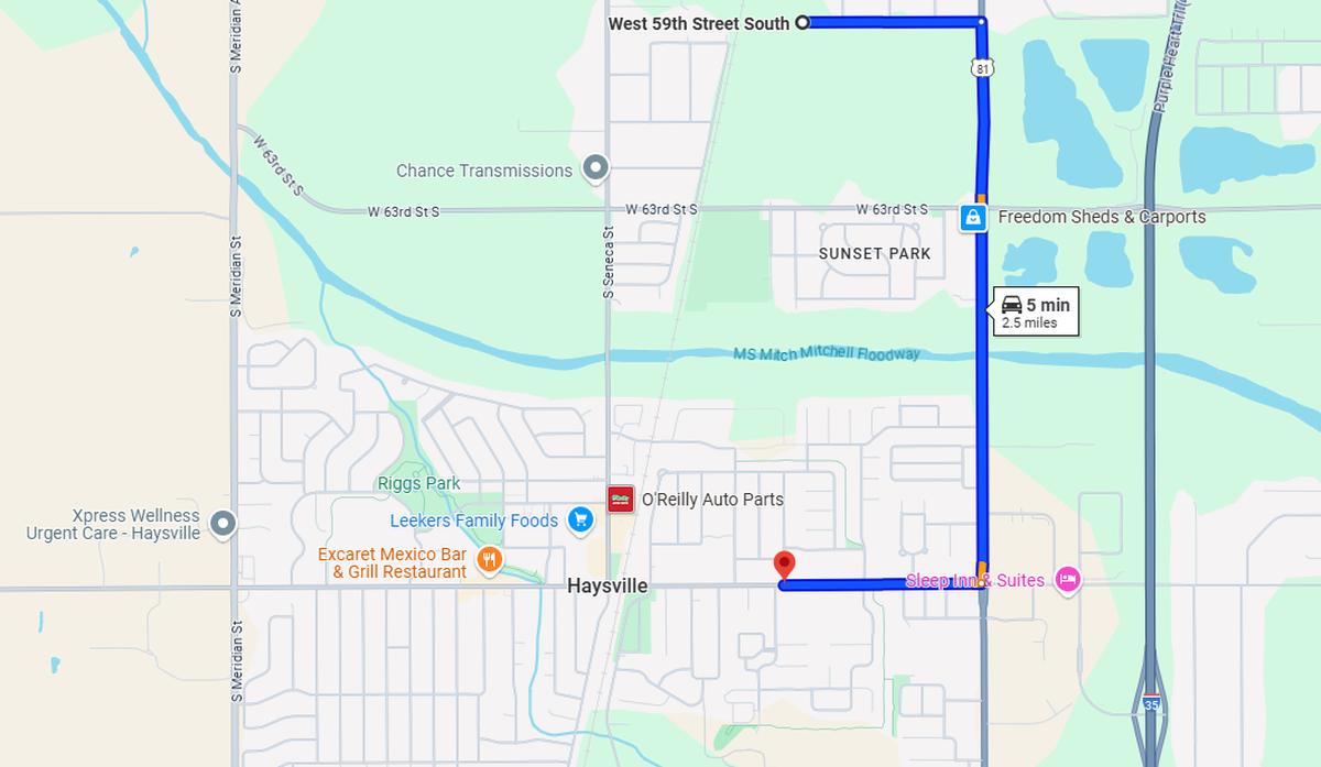 A 2.5 mile stretch of U.S. 81 in Haysville will close for the next two months to do pavement patching on the highway.