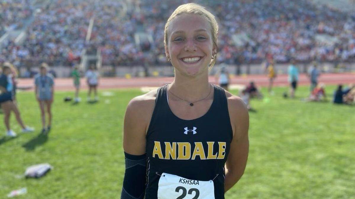 Andale’s McKenzie Fairchild repeated as a three-time state champion and was named the Most Outstanding Girls Track and Field Athlete of the Year on the Eagle’s All-Metro team.