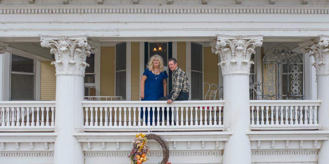 June and Ralph Rhodes bought the historic Wey Mansion earlier this year and have spent the last several months transforming the interior.