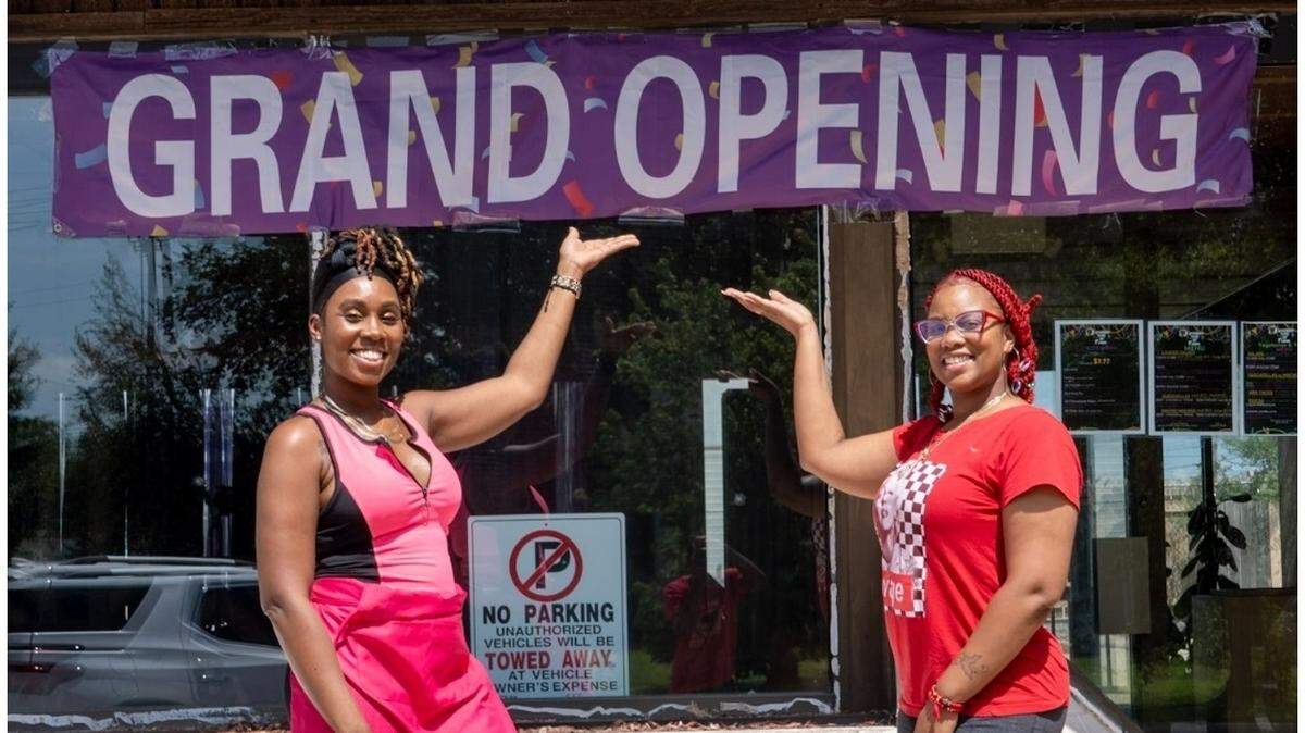 A Different Type of Flava co-owners Kara Korean, left, and Atlantiz Pete will soon start serving daiquiris to go from their restaurant, A Different Type of Flava: Daqs 2 Geaux, on 13th Street.