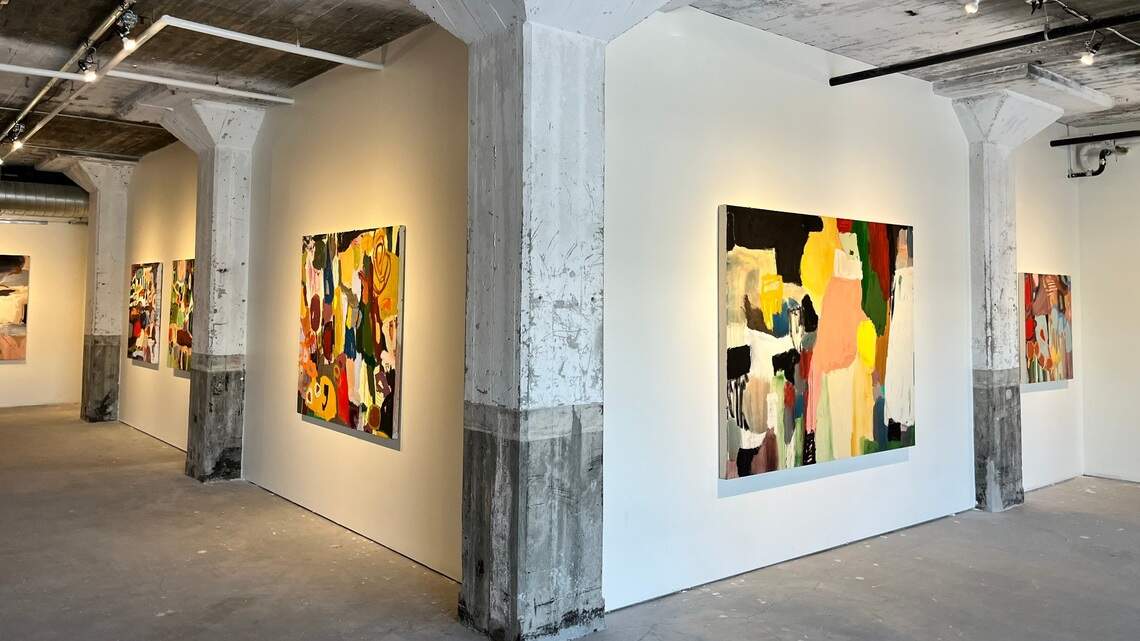 Wichita artist creates temporary art gallery for October show of large-scale works
