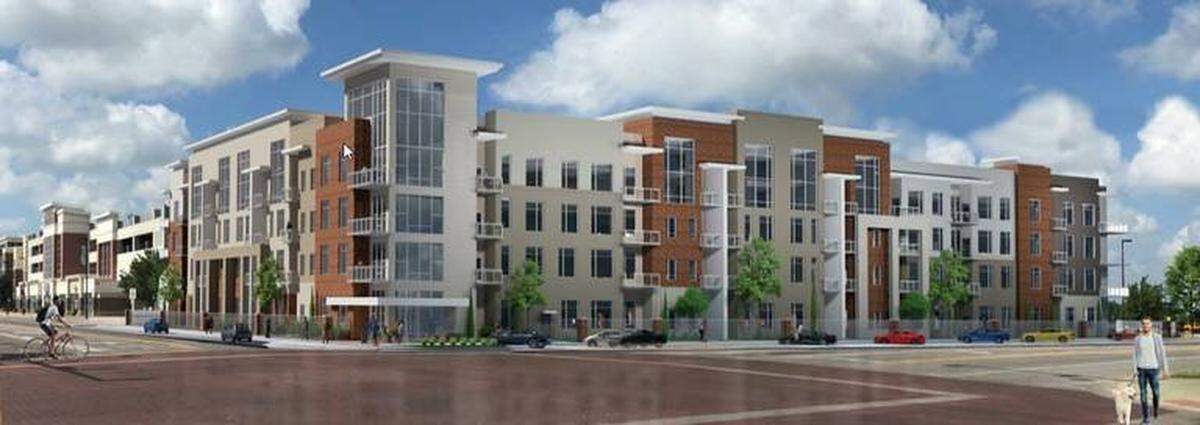 The Gateway Apartments were supposed to be an upscale addition to the WaterWalk development downtown, but they never happened. Now, affordable apartments are a possibility.
