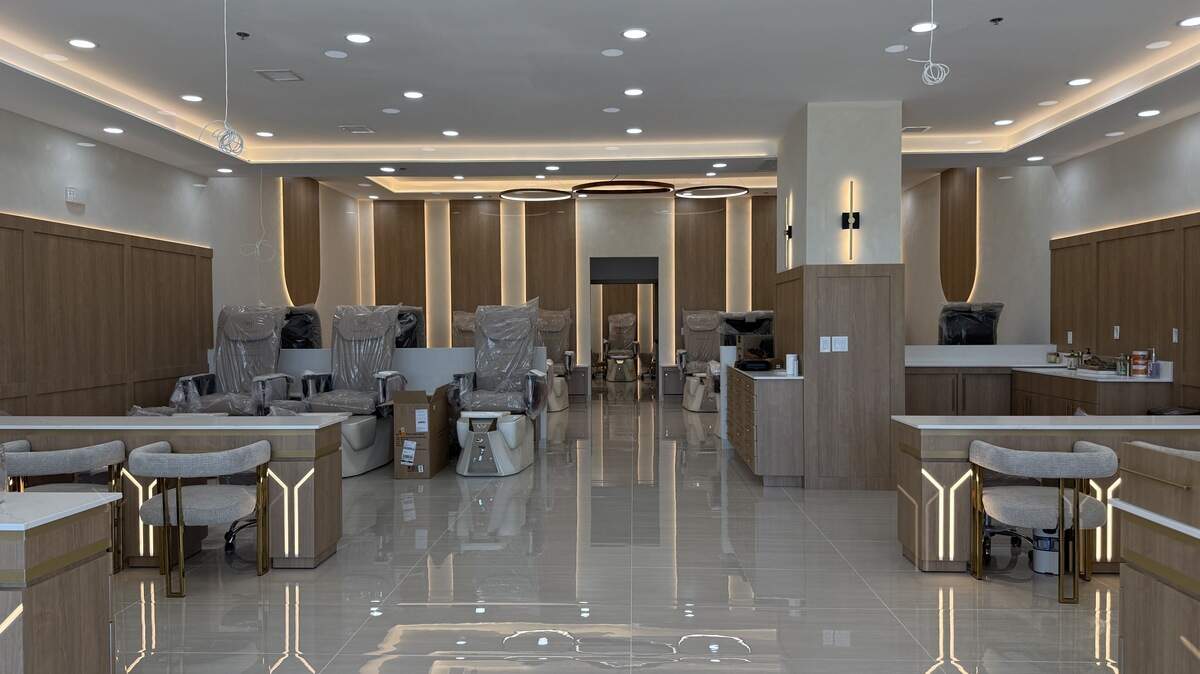 Though she’s still putting finishing touches on her new space, Na Atkinson finally is opening her second Urban Nails, this time at the Heritage development in Andover.