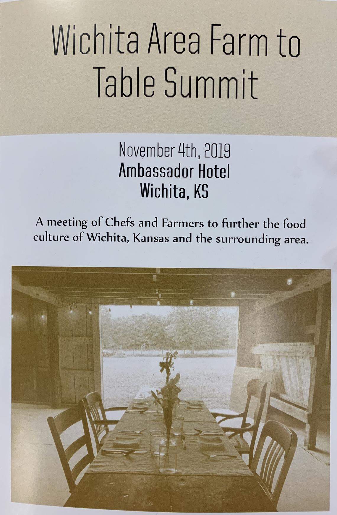 Siena Tuscan Steakhouse chef Josh Rathbun put together Wichita’s first farm-to-table summit.
