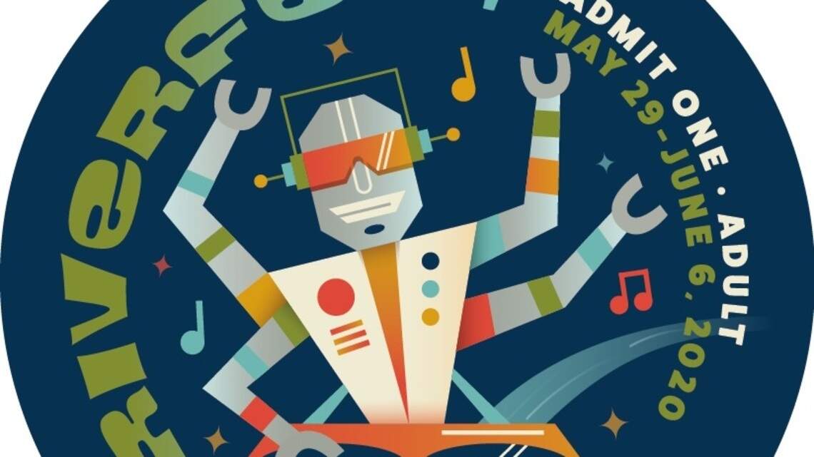 Buttons, merch for the Wichita Riverfest That Wasn’t could someday be collectors’ items