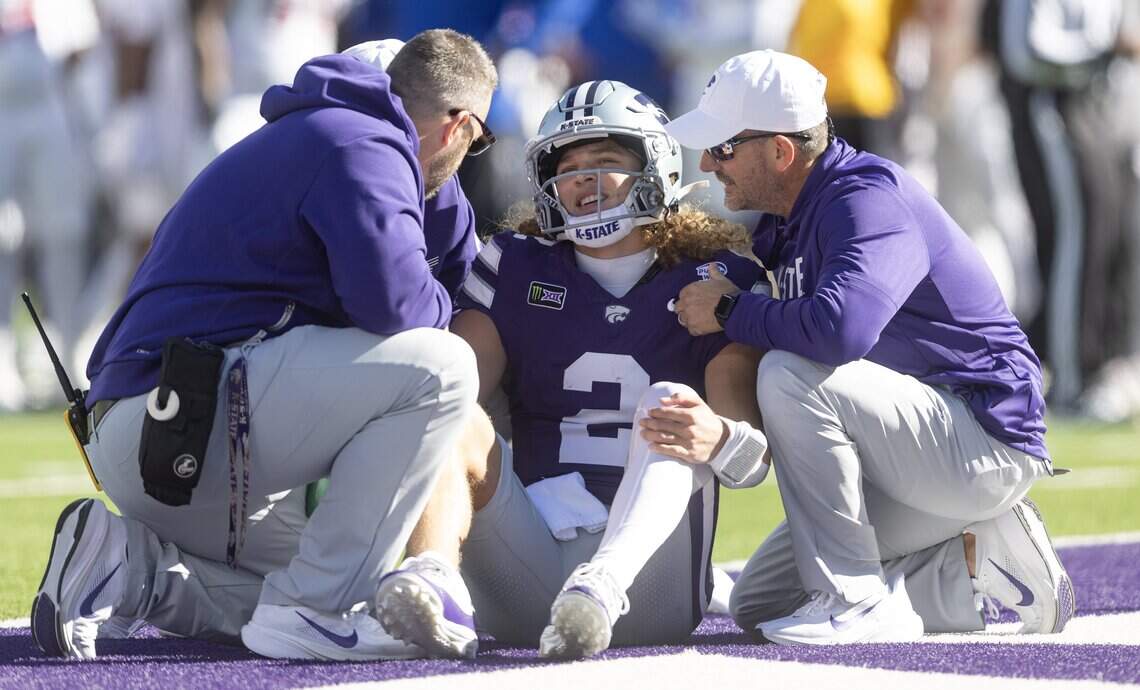 ‘More questions than answers’: No return timetable for K-State QB Avery Johnson