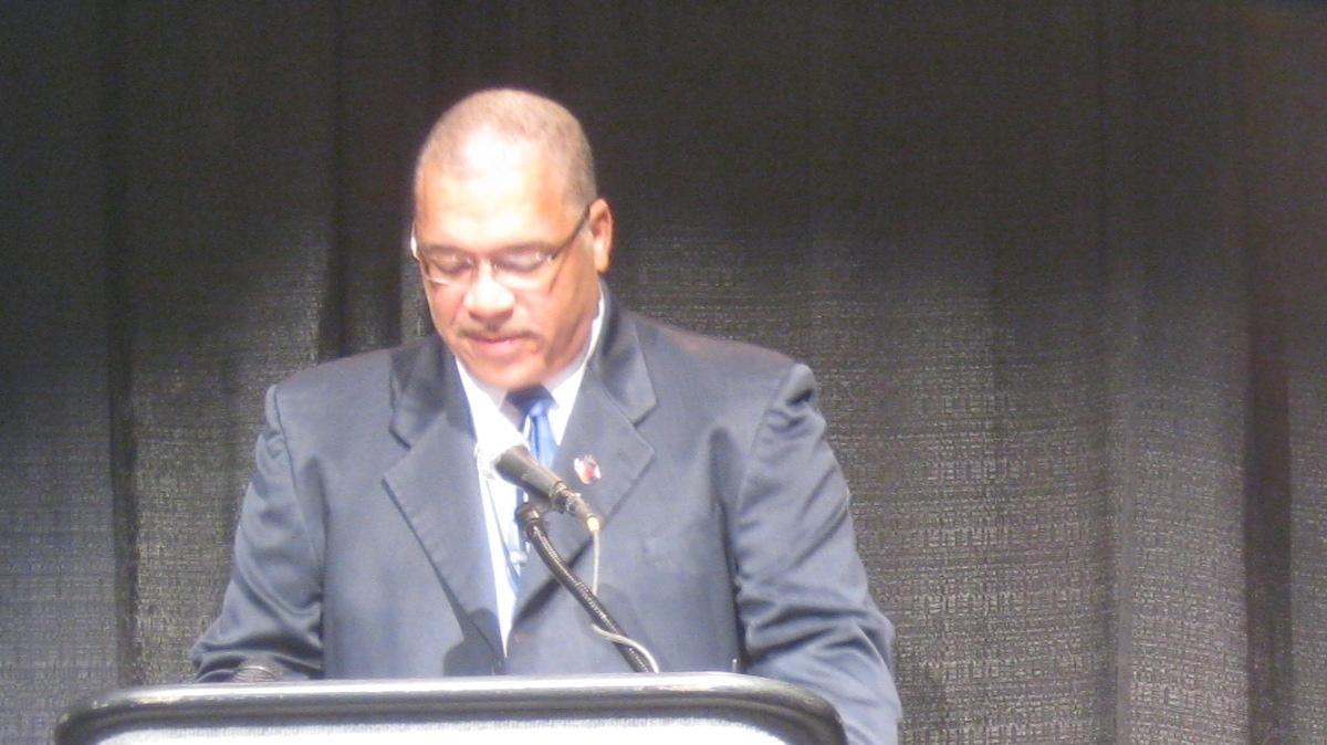 Wichita Mayor Carl Brewer spoke at a news conference Friday morning announcing that the hit Broadway musical "The Lion King" is coming to Wichita in the fall of 2012. (Feb. 4, 2011)