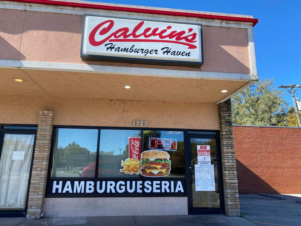 Calvin’s Hamburger Haven will close at its current location at 1929 S. Seneca on Dec. 19 and reopen on Jan. 3 less than a mile to the south at 2417 S. Seneca.