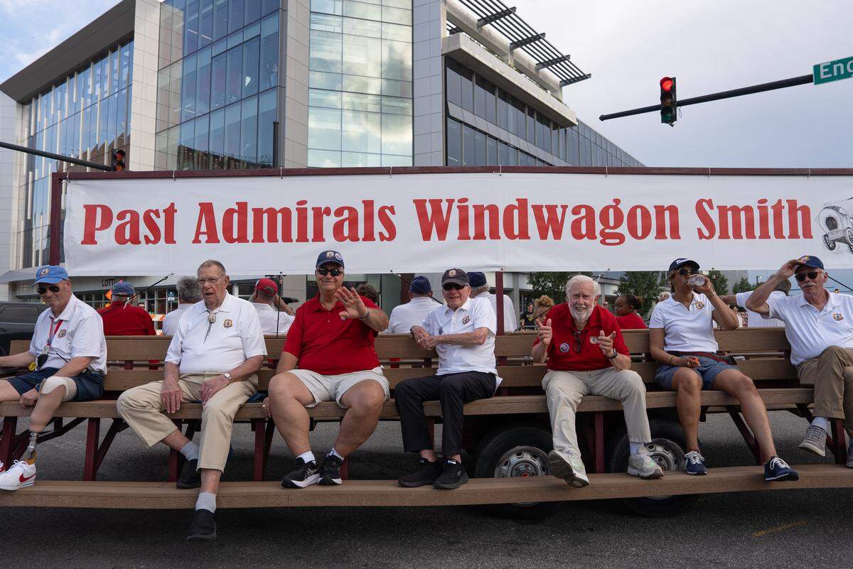 This year’s Sundown Parade, inspired by the Riverfest’s 2026 theme, “The Spirit of the 250th Birthday of the United States!”