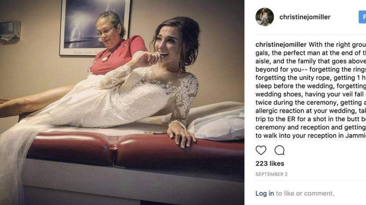 This Nebraska bride was temporarily blinded from her hand-picked wedding bouquet with poisonous snow-on-the-mountain wildflowers. Steve Harvey found out and surprised her with a Disney Dream Wedding re-do.
