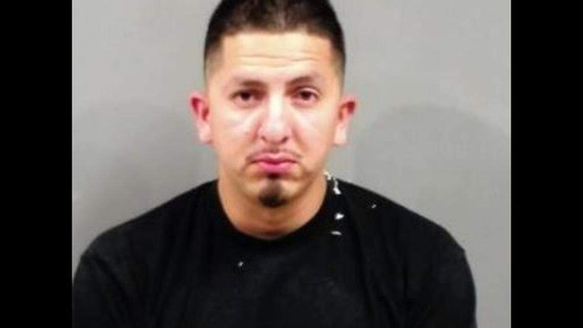 Jesus Manuel Olave Jr. at the time of his August 2021 arrest.