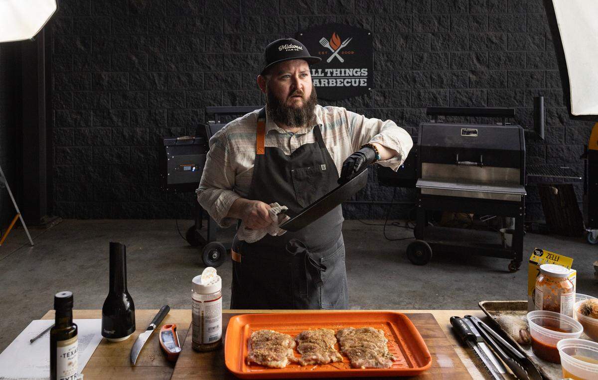 Chef Tom Jackson of All Things Barbecue in Delano has developed a big online following, both in Wichita and beyond.
