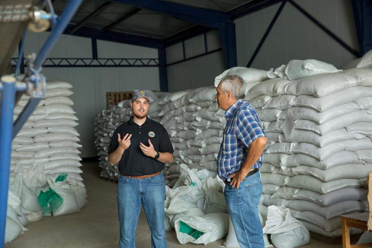 Pierre Oltean’s new coffee roasting business, Cafe Indigo, also will operate out of the new Pinole Blue location. Oltean has traveled to Central and South America to source his beans directly from farmers.