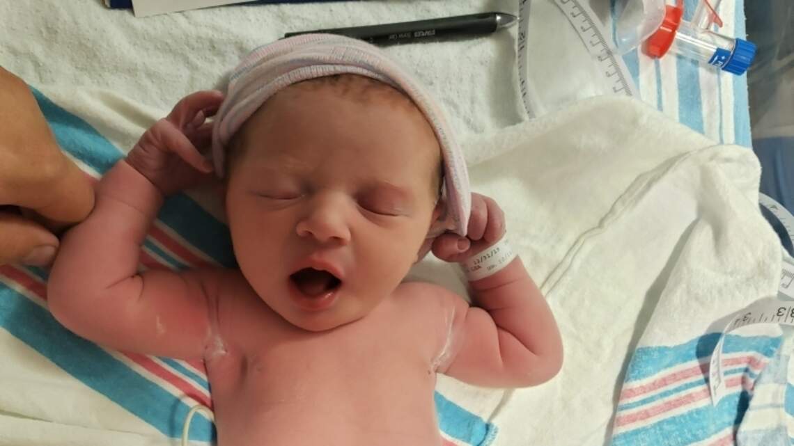 First baby of the decade at Wichita’s Wesley Medical Center is born on New Year’s Day