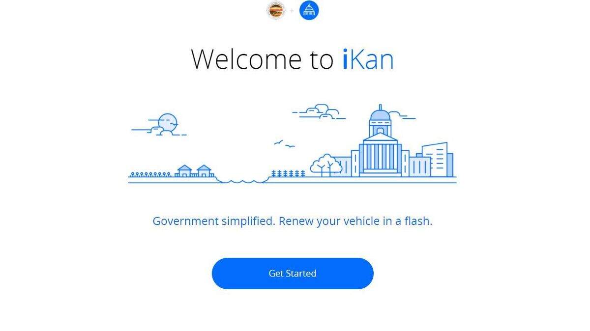 The homepage of the iKan website.