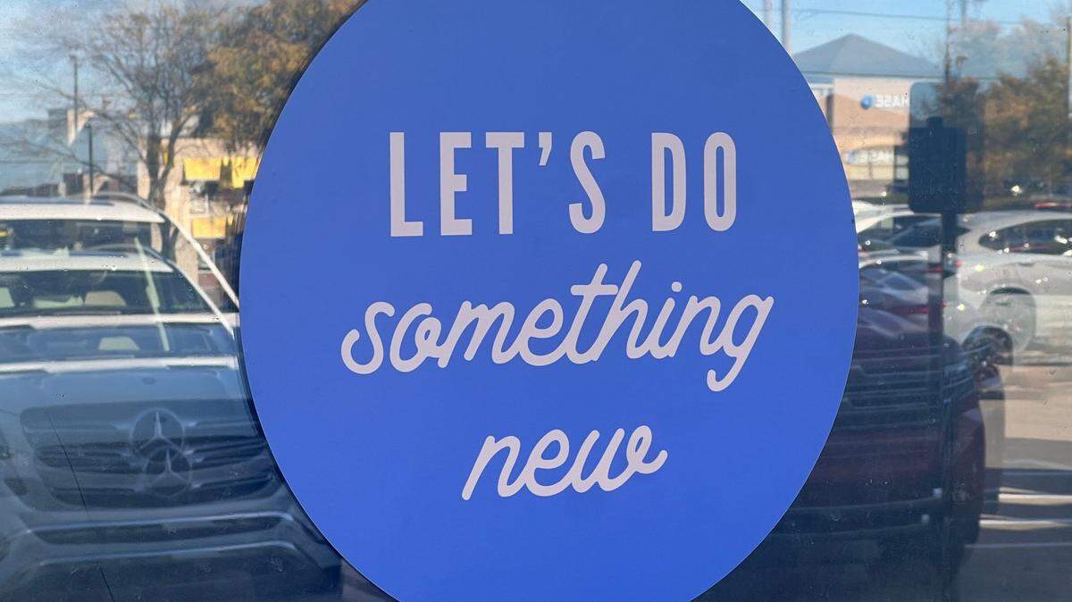 Women’s boutique Apricot Lane on the north end of Bradley Fair has closed and now has paper in its windows along with this sign about something new. However, there’s not an announcement of a new tenant just yet.