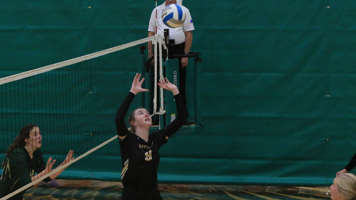 ‘For moments like this’: Maize South volleyball senior conquers the pain for a title