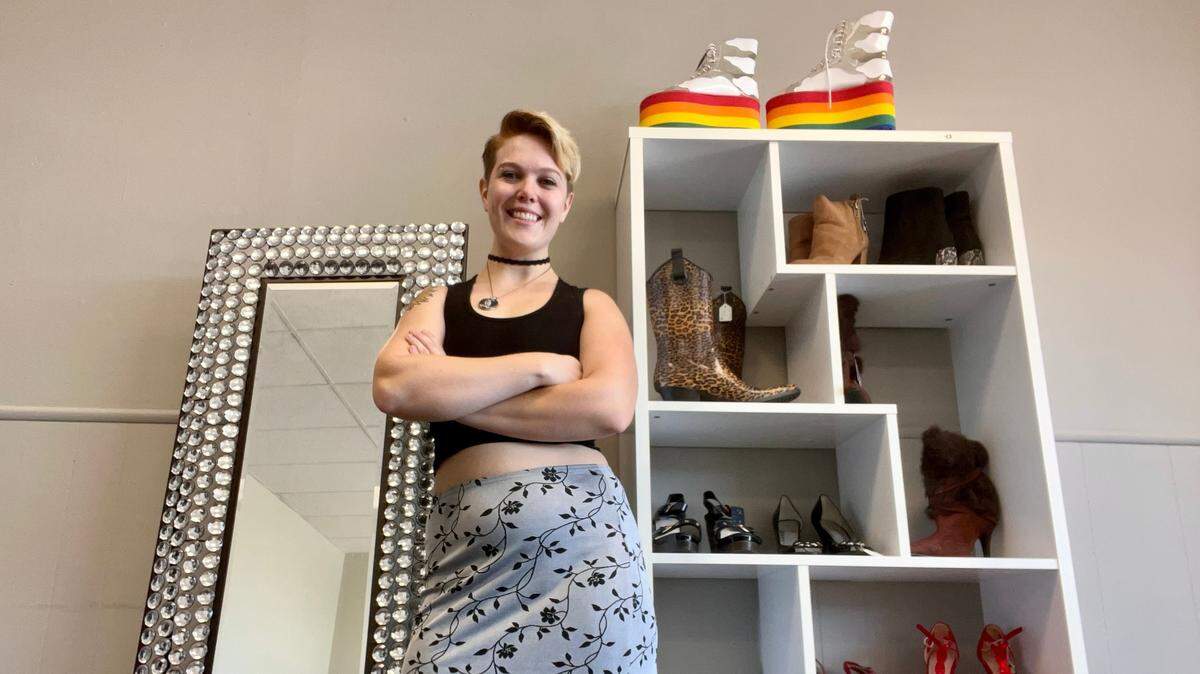 Robin Covington said her exotic dancing career is making her new retail store, Fashion Freak at the Parklane Shopping Center, possible.