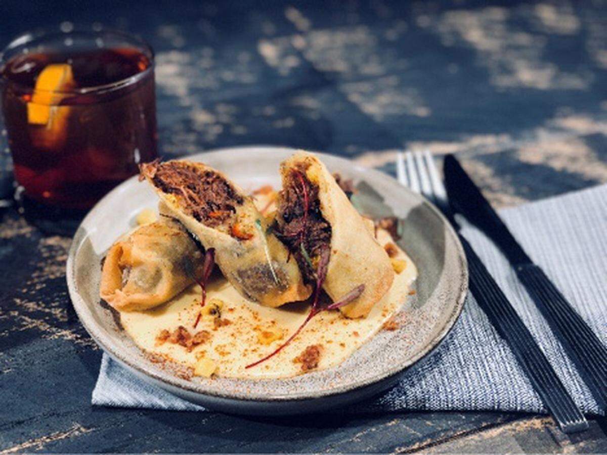 Short Rib Spring Rolls from Chisholm’s American Beef & Ale House.