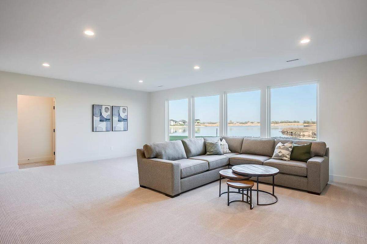 A look at the basement of 4620 N. Ridge Port St., on sale for more than $1 million in Wichita.