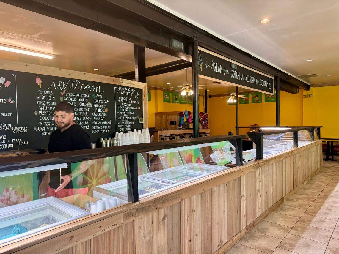 Paleteria Chihuahua owner Armando De La Pena spent a month and a half transforming the old My Tho space at 500 E. Central into a colorful new paleteria.