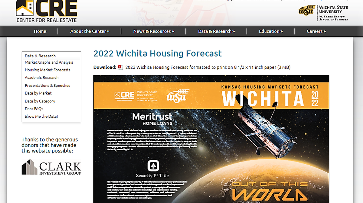 Read the full 2022 Wichita housing forecast from WSU’s Center for Real Estate