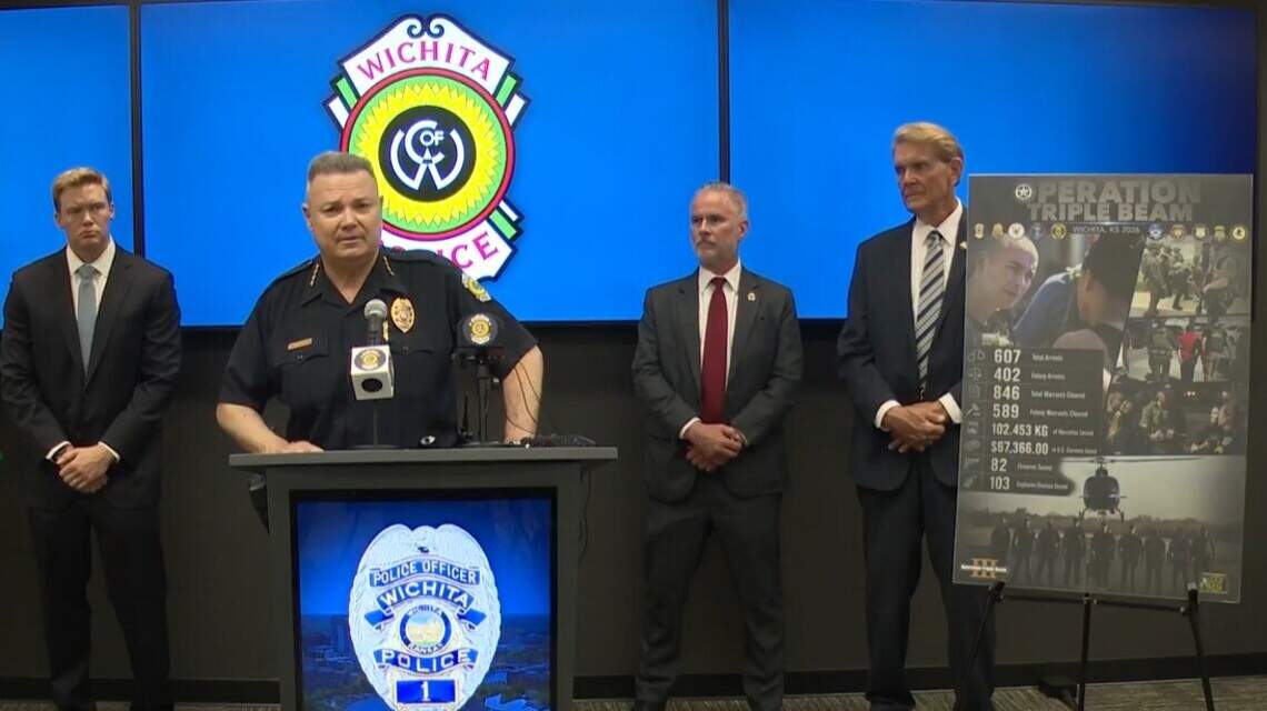 600 arrests, guns & drugs seized in Wichita’s latest Operation Triple Beam sweep