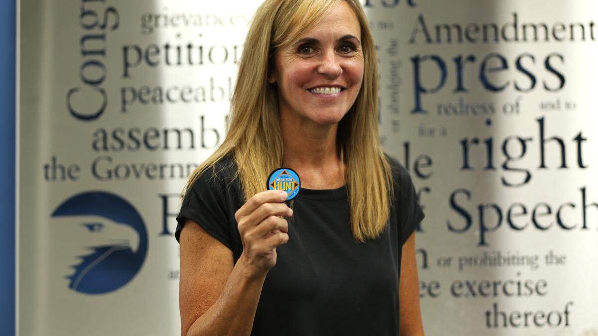 The Medallion Hunt is a family tradition for Mary Smith, who said she isn’t sure yet what she’ll buy with her winnings.