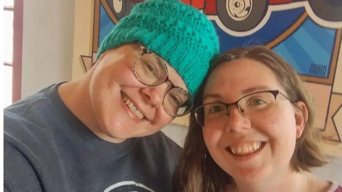 Kate Hutchens, left, and Michelle Barrett are closing their Sunflower Espresso in FireWorx next week and will close their food bus in late March.