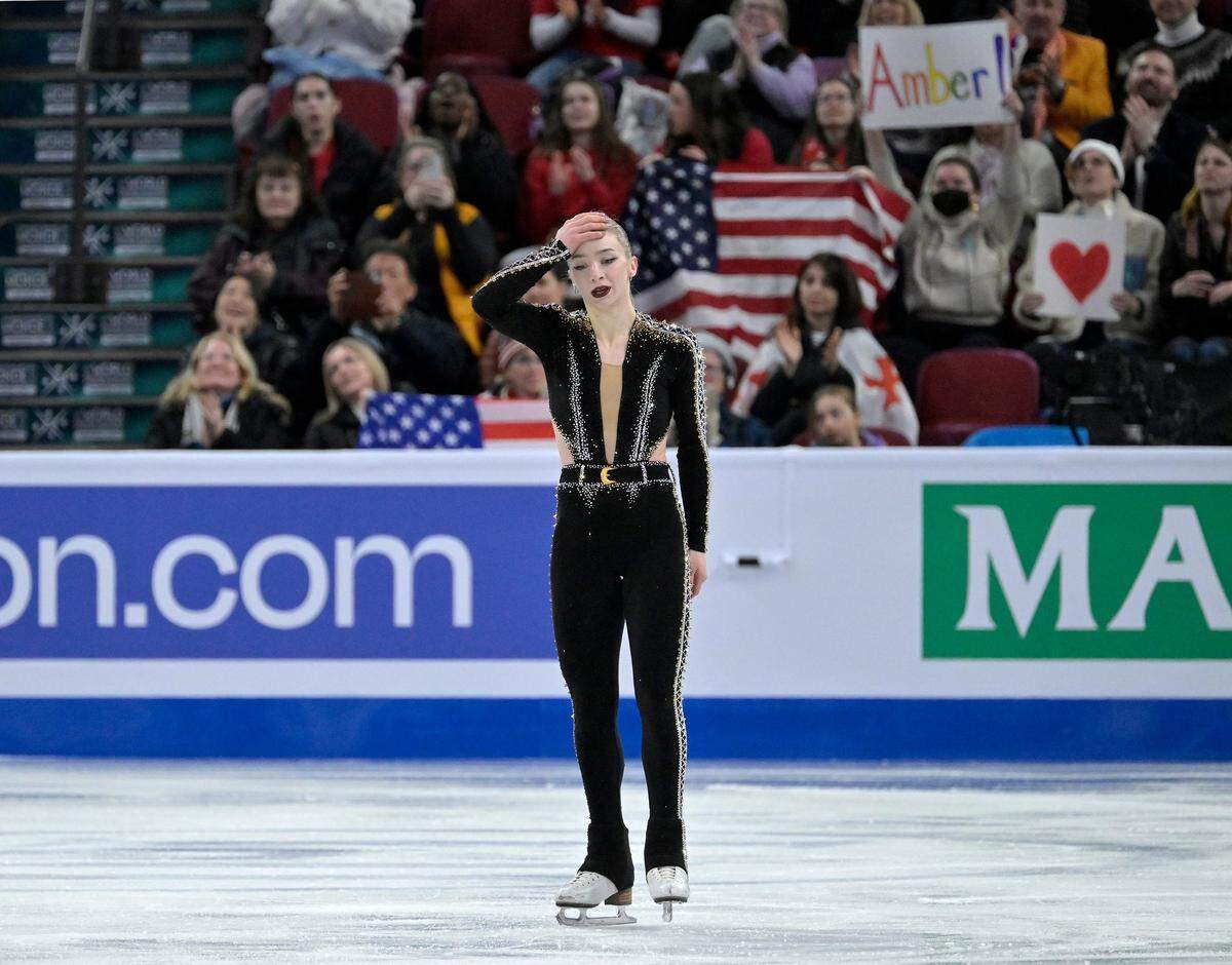 Amber Glenn comes to Wichita looking to defend her national championship at the U.S. Figure Skating Championships at Intrust Bank Arena.