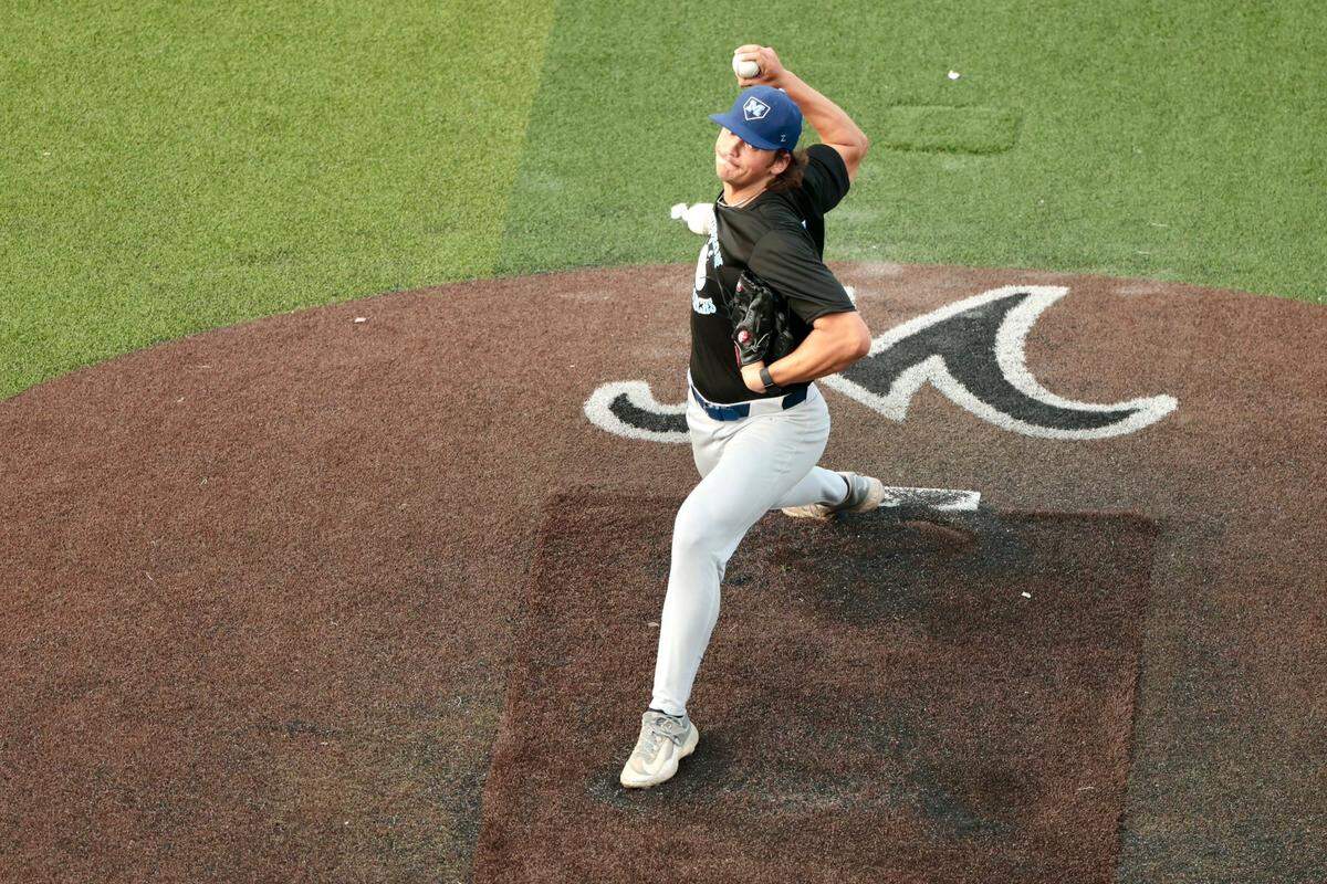 Wichita native Bradyn McClure, a Kapaun Mt. Carmel graduate, delivered another gem on Friday to power the Hutchinson Monarchs to their third straight appearance in the NBC World Series championship.