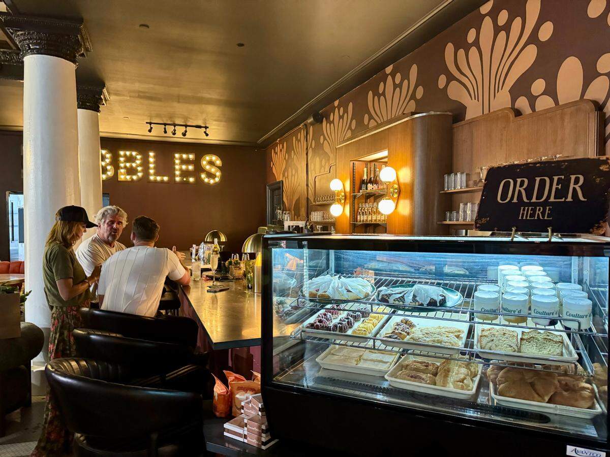 Bubbles serves not only champagne but also brunch, coffee and pastries.