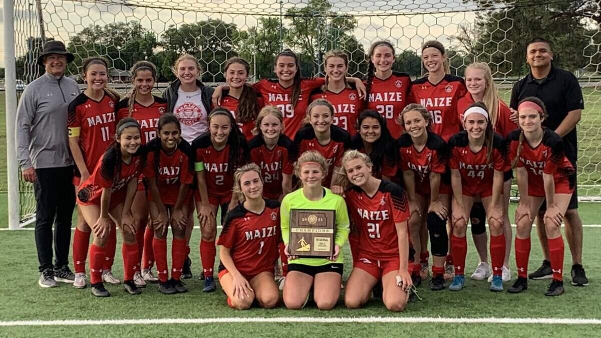 The Maize girls soccer team is headed to the Class 5A quarterfinals following a dramatic 2-1 win over Kapaun Mount Carmel on Thursday.