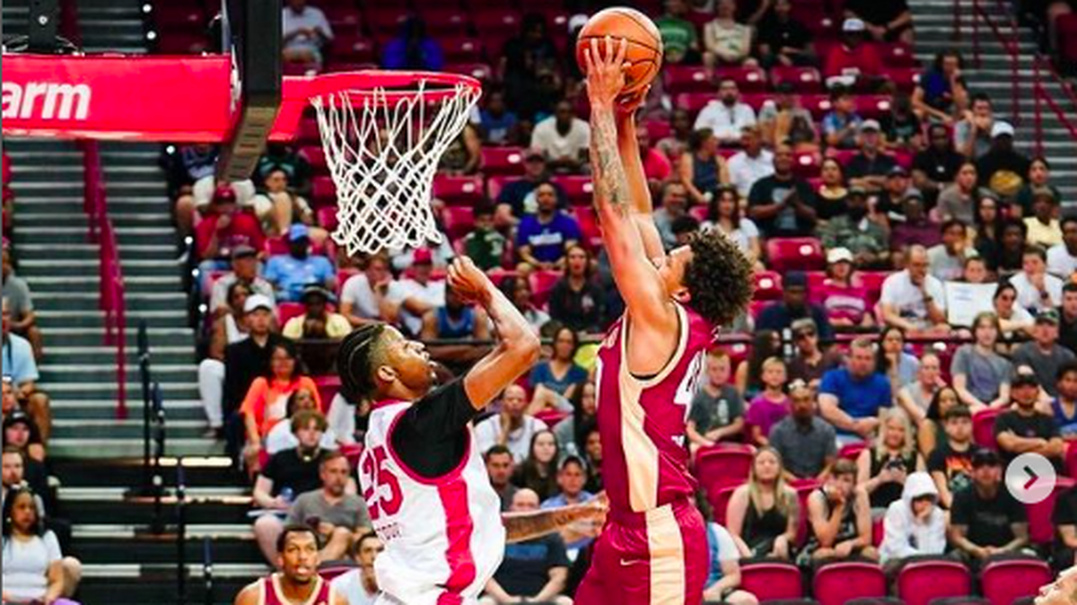 Former Wichita State star Craig Porter Jr. throws down a dunk for the Cleveland Cavaliers at NBA Summer League in Las Vegas.