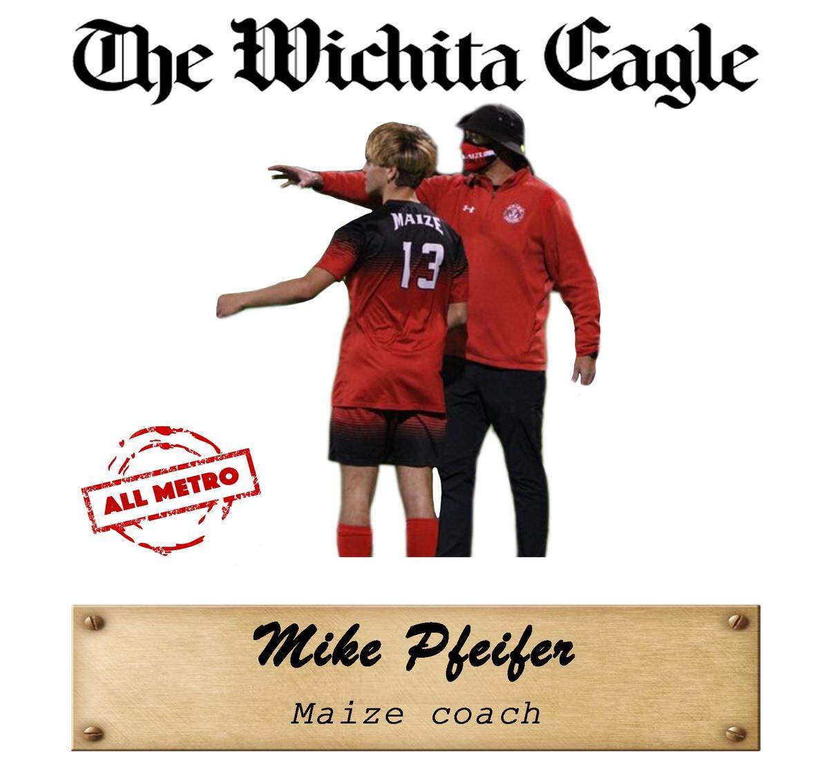 Maize coach Mike Pfeifer
