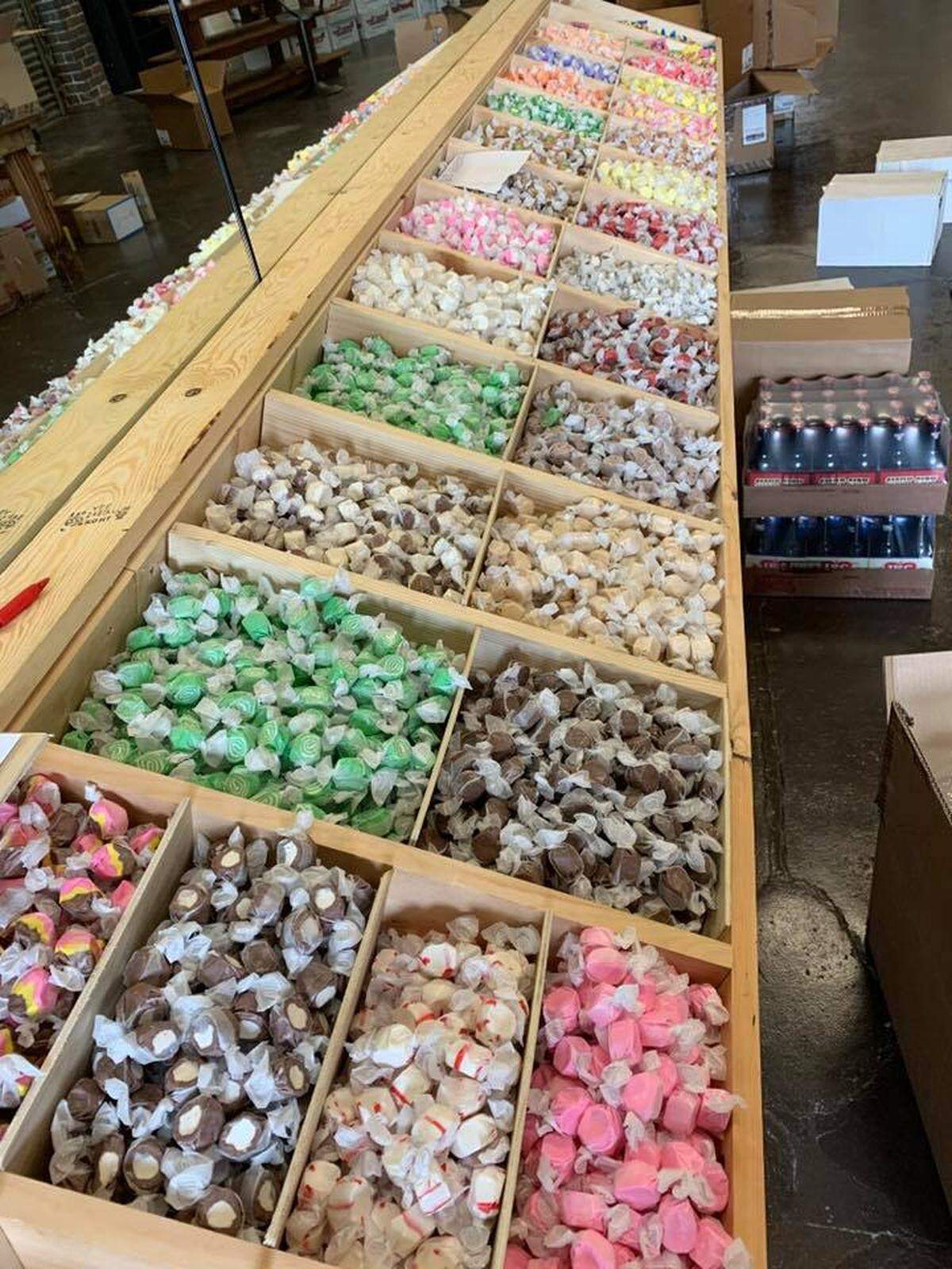 Taffy, retro candy, novelty candy and more are for sale at the new Sweet ‘n Saucy shop in Delano.