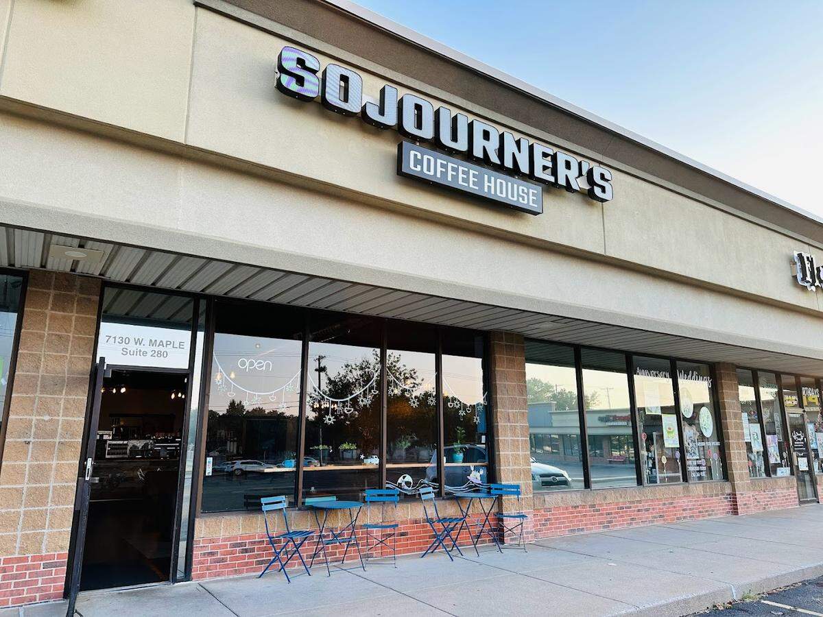 Ashley and Larry King opened Sojourner’s Coffee House at 7130 W. Maple in April 2021.