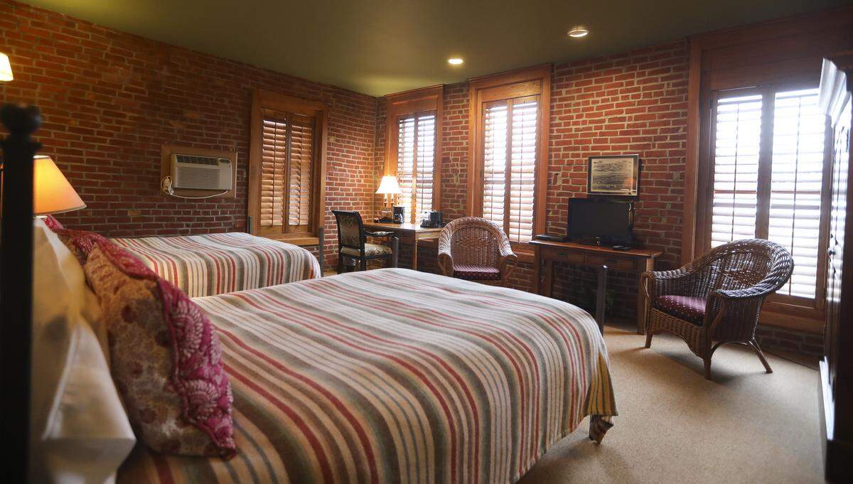 Guest rooms in Grand Central Hotel are all named for a ranch in Chase County.