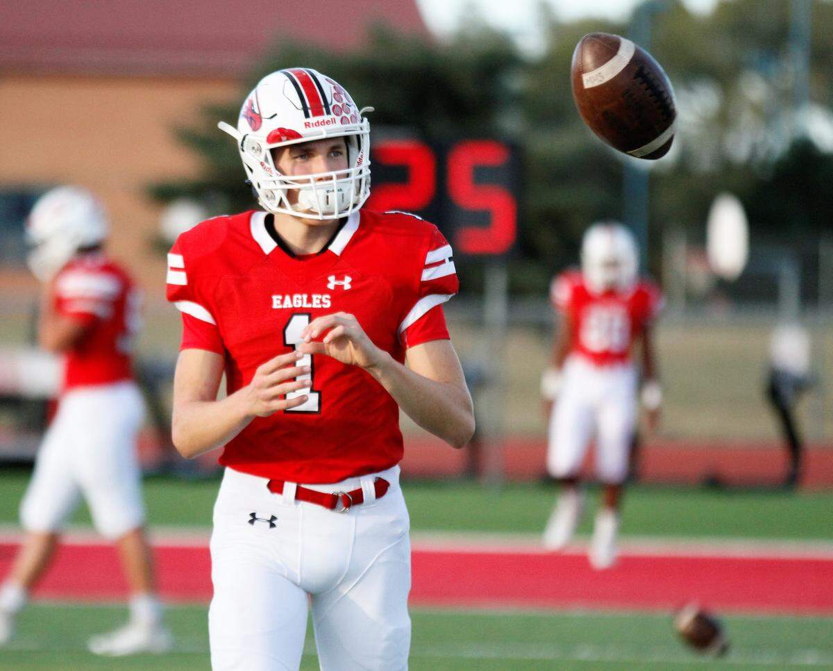 Maize quarterback Caleb Grill has started to catch fire late in the season.
