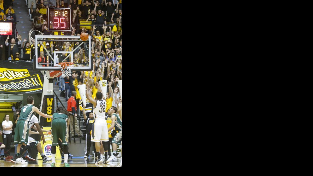 WSU's Tekele Cotton shoots a free throw against William and Mary. Coach Gregg Marshall’s teams are the four-best foul-shooting teams in Shocker history.

