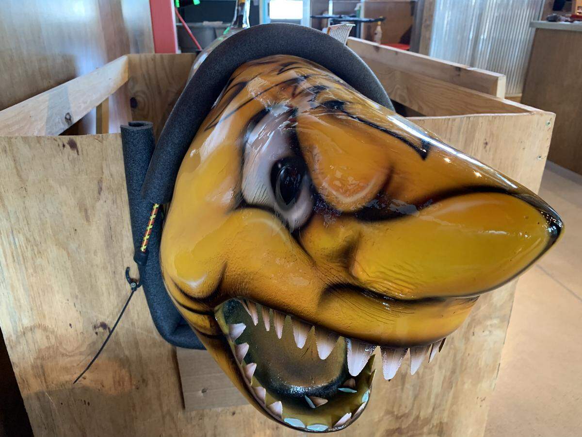 “Wu-Shark” will hang on the wall of the new Fuzzy’s Taco Shop on Wichita State University’s Innovation Campus.