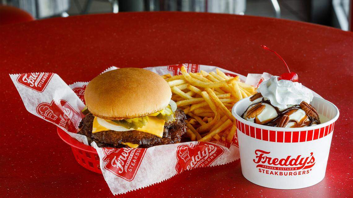 Freddy’s Frozen Custard & Steakburgers opens in south Kansas City on Tuesday.
