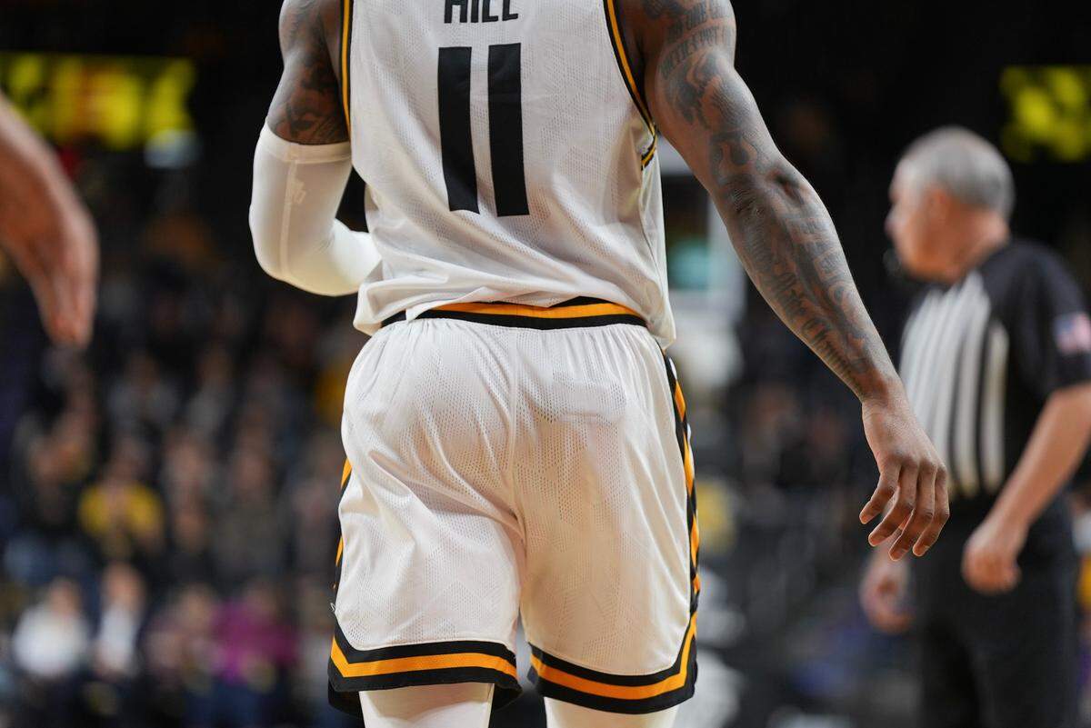 Every Wichita State basketball player wears a Kinexon sensor sewn into the back of their shorts. The device tracks movement data during games that coaches can then use to make better decisions.