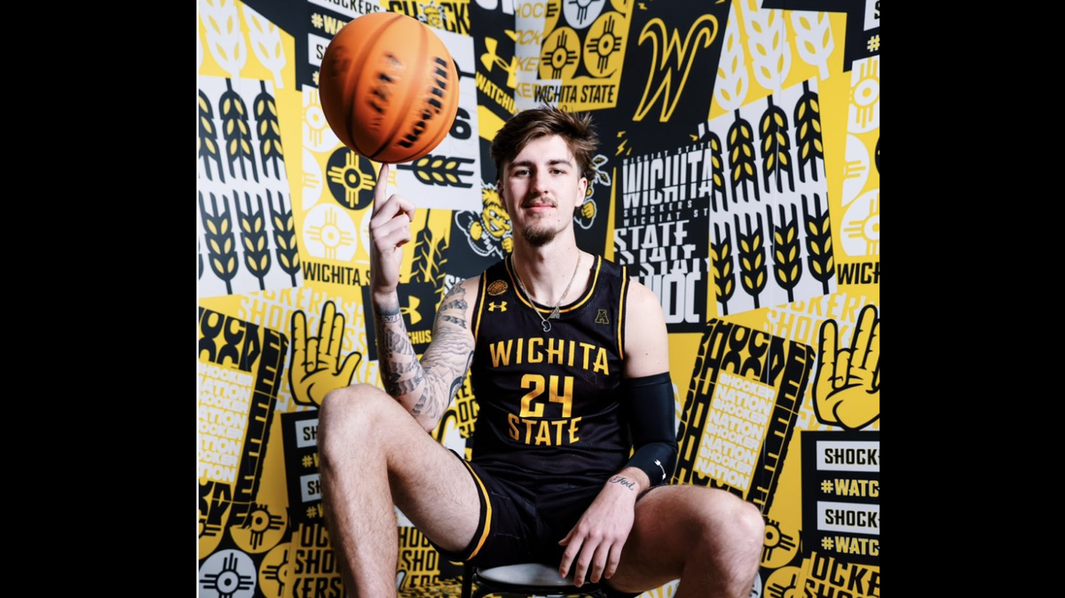 UTSA transfer Jacob Germany, a 6-foot-11 center, committed to play his final season of college basketball for Wichita State on Tuesday.