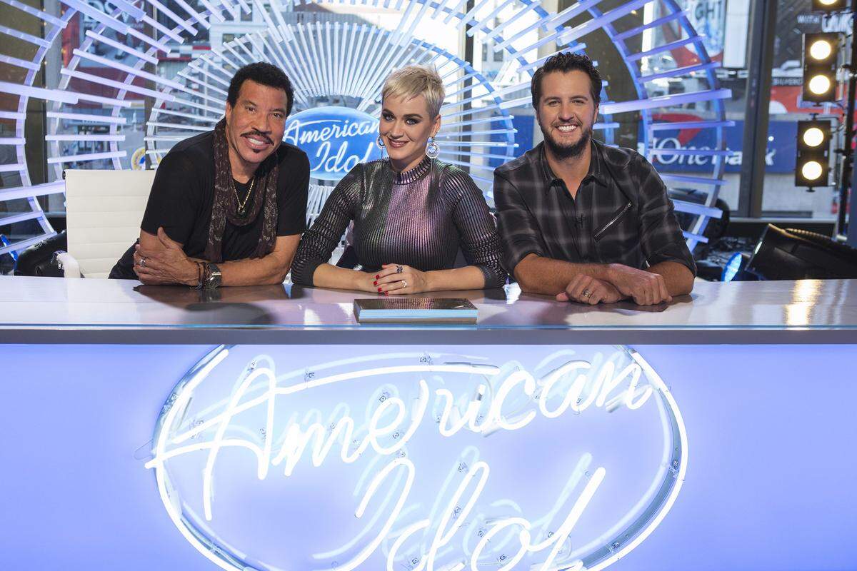 ABC’s “American Idol” judges Lionel Richie, Katy Perry and Luke Bryan. The show will return for its third season on ABC in 2020.