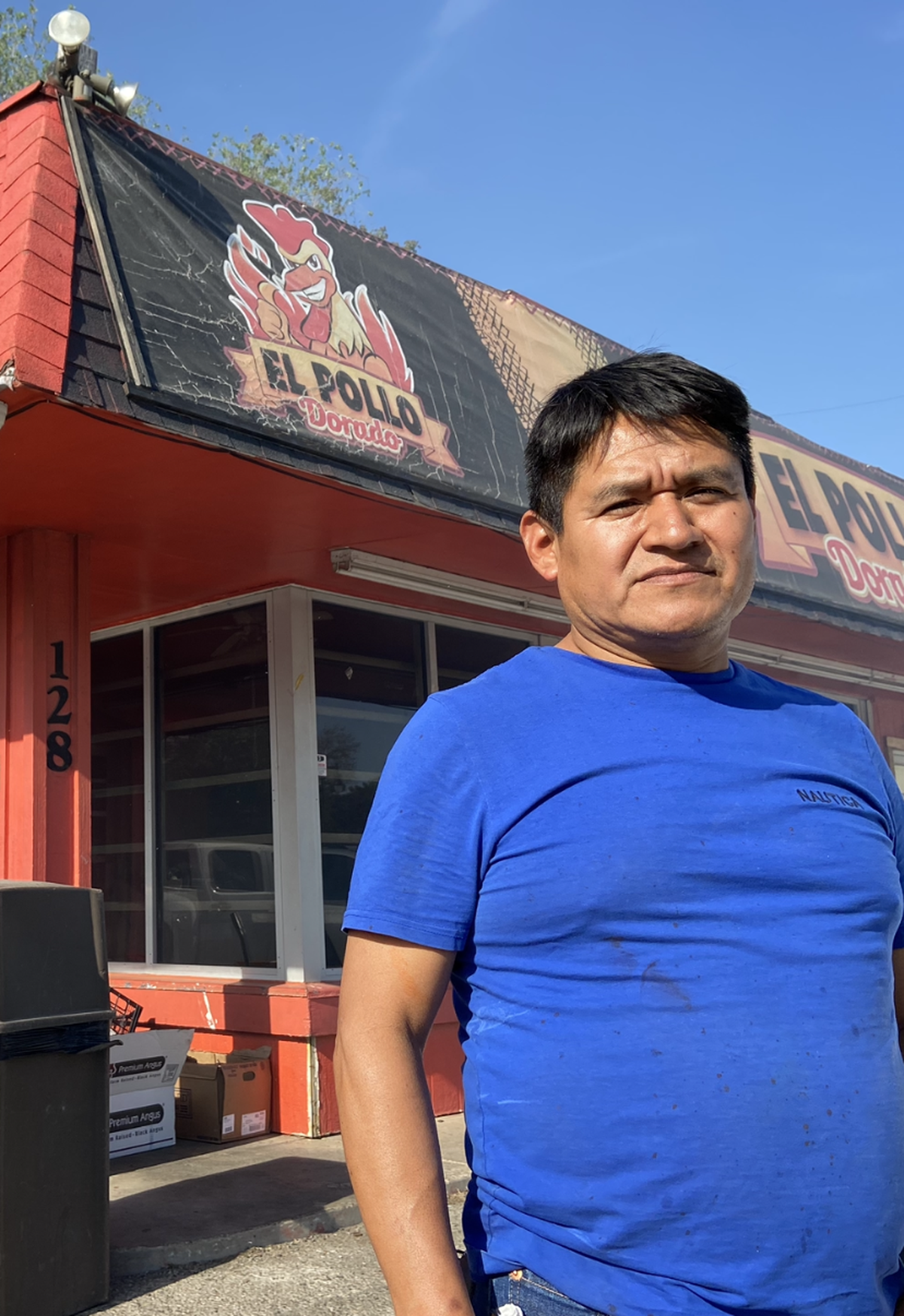 Adrian Santiago owns “El Pollo Dorado al Carbon de Wichita” located in Wichita’s North End. Santiago says he’s been in business for eleven years.