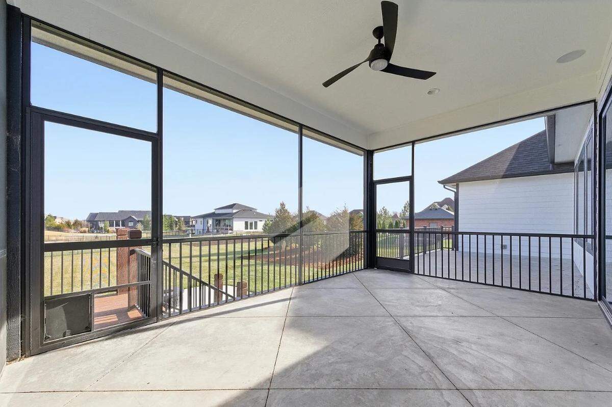 A look at the patio of 2114 S. Celtic St. in Wichita, which on sale for $1.1 million as of mid-February.