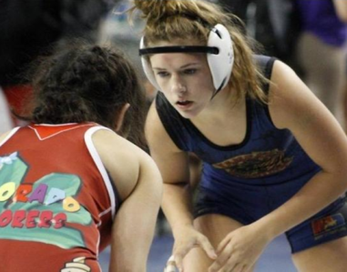 McPherson’s Mya Kretzer will wrestle Saturday in the girls state tournament.