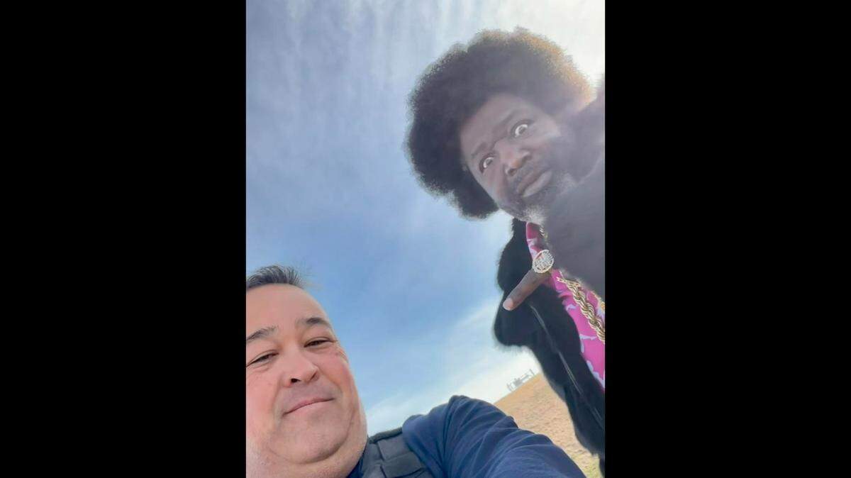 A Kansas Highway Patrol trooper pulled over the rapper Afroman earlier this week for speeding.