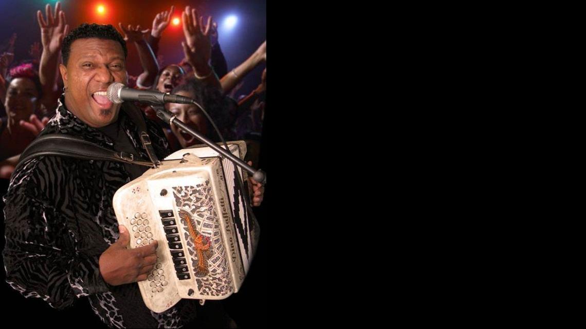 Chubby Carrier and the Bayou Swamp Band will perform their zydeco music at the Crown Uptown Theatre on Wednesday.

